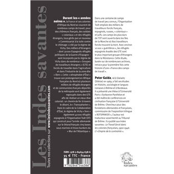 Camps de travail sous Vichy