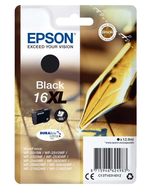 Cartouche d'encre Epson Plume noir XL
