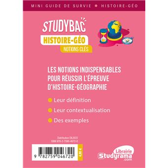 Histoire-géo notions clés