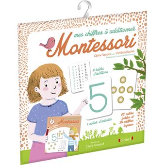 Mes chiffres à additionner Montessori