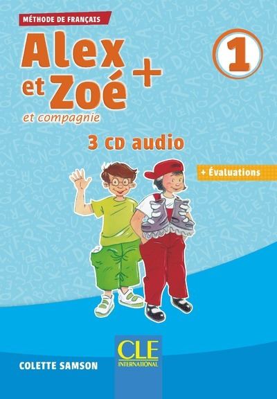 Cd coll alex et zoe et compagnie niveau 1 3cd audio - methode de francais