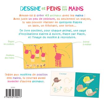 Dessine et peins avec tes mains