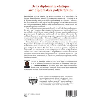 De la diplomatie étatique aux diplomates polylatérales