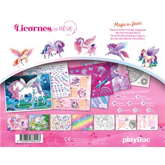 Licornes de rêve - Carnet créatif - Magie des fleurs - ED 2023