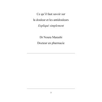 Ce qu'il faut savoit sur la douleur et les anti-douleurs
