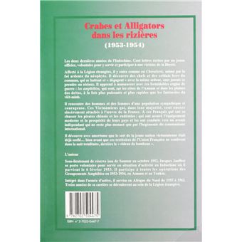 Crabes et Alligators dans les rizières