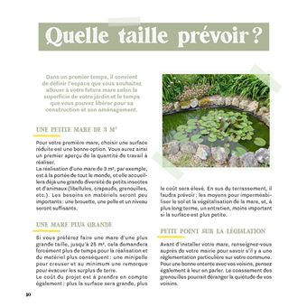 Créer une mare dans mon jardin