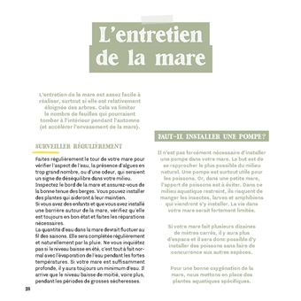 Créer une mare dans mon jardin