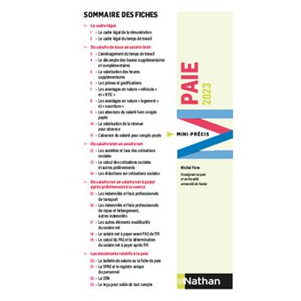 Paie - Mini-Précis 2023