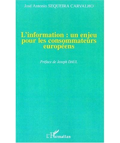 L'information un enjeu pour les consommateurs européens