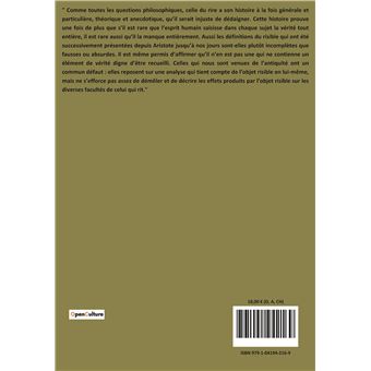 Le rire et le comique dans l'esprit et dans l'art