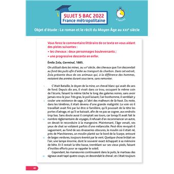 Annales Objectif BAC 2023 - Français 1res STMG - STI2D - ST2S - STL - STD2A - STHR