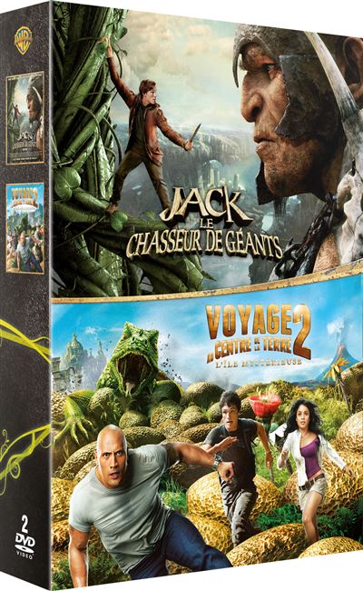 Jack le chasseurs de g ants Voyage au centre de la Terre 2 Coffret 2 DVD