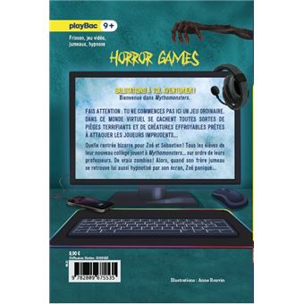 Horror games - attention, collège zombie - tome 2