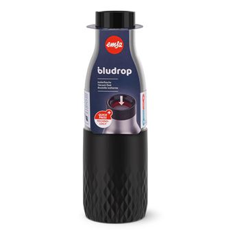 Gourde d'eau Emsa N3110500 Bluedrop Gourde 500ml Black