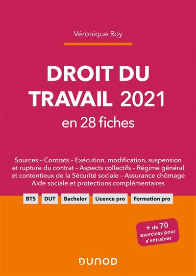 Droit du travail 2021 en 28 fiches
