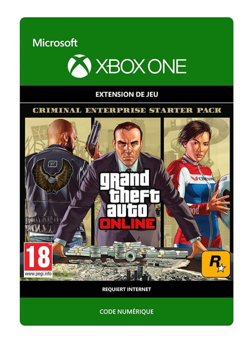Code de telechargement Grand Theft Auto V Criminal Enterprise Starter Pack Xbox One