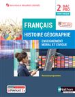 Français Histoire Géographie Enseignement moral et civique 2ème année BAC PRO Regards Croisés - Livr