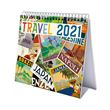 Calendrier Bureau 2021 Travel