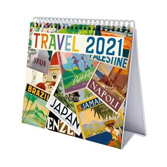 Calendrier Bureau 2021 Travel