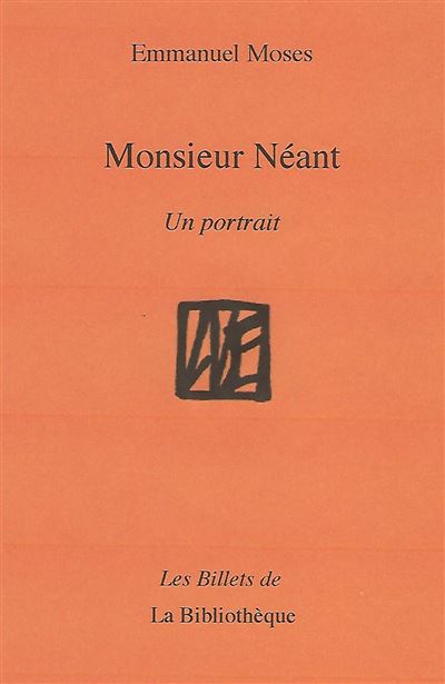 Monsieur neant un portrait