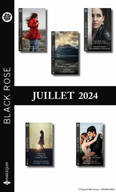 Pack mensuel Black Rose : 10 romans (Juillet 2024) - Collectif