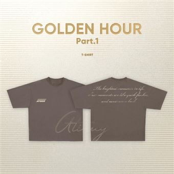 Tee shirt ateez golden hour/golden hour version taille s m