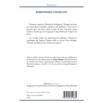 Robespierre l'innocent