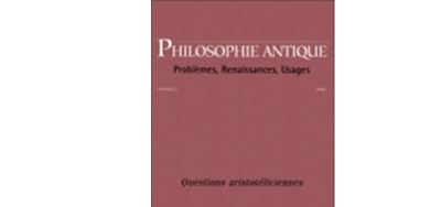 Philosophie antique n 2 - questions aristoteliciennes