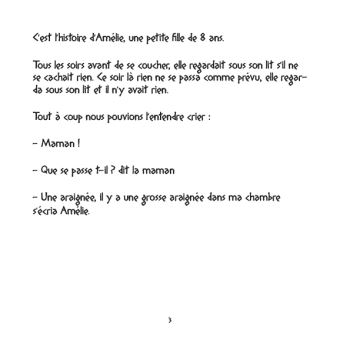 Amélie et la petite araignée