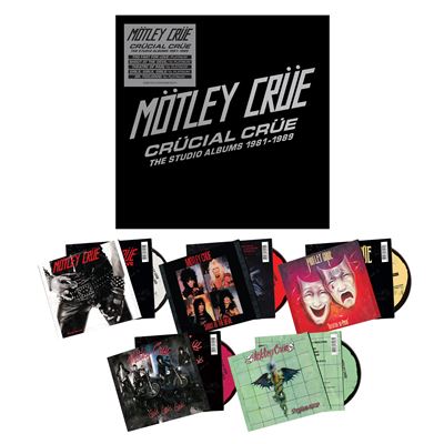 Crücial Crüe : The Studio Albums 1981-1989 Coffret