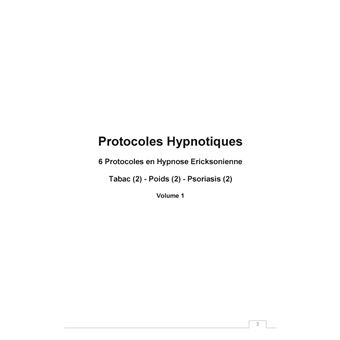 Protocoles Hypnotiques