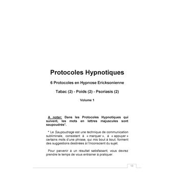 Protocoles Hypnotiques