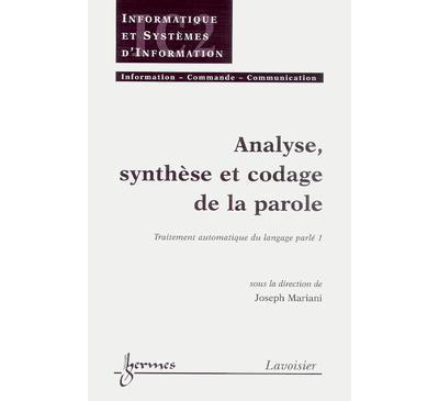 Analyse synthese et codage de