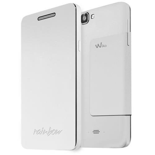 WIKO FOLIO RAINBOW BLANC