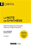 La note de synthèse - CRFPA - Examen national Session 2023
