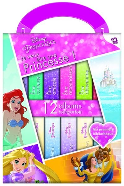 DISNEY - Coffret avec 12 mini-livres - Disney meuilleurs amis - ma
