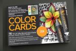 Cartes de coloriage Chameleon Thème Zen