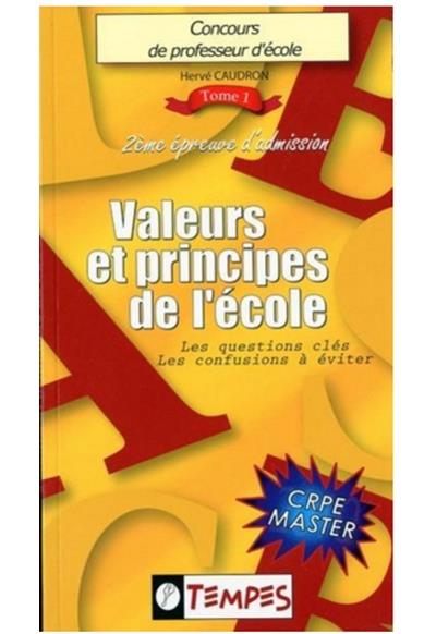 Valeurs et principes de l'école