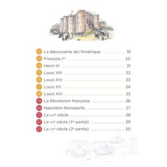 L'histoire de France racontée pour les écoliers - Mon livret CP