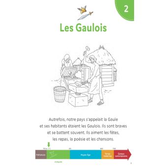 L'histoire de France racontée pour les écoliers - Mon livret CP
