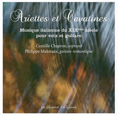 Ariettes Et Cavatines, Musique Italienne Du XIXème Siècle
