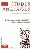 Études Anglaises - N°3/2007