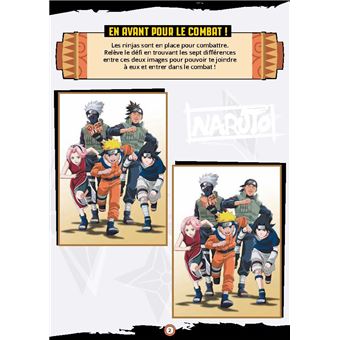 Bloc de jeux Naruto - Le combat des ninjas !