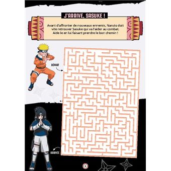 Bloc de jeux Naruto - Le combat des ninjas !