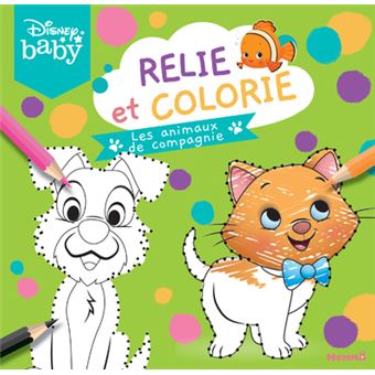 Disney Baby - Relie et colorie - Les animaux de compagnie