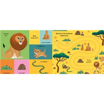 Suis le chemin bébé lion