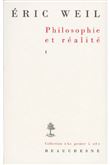 Philosophie et réalite - Tome 1
