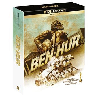 Ben-Hur - Inclus 2 Blu-ray bonus : Coffret Ben-Hur 1959 Édition Collector SteelBook® Blu-ray 4K Ultra HD