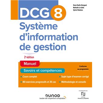 DCG 8 Systèmes d'information de gestion - Manuel